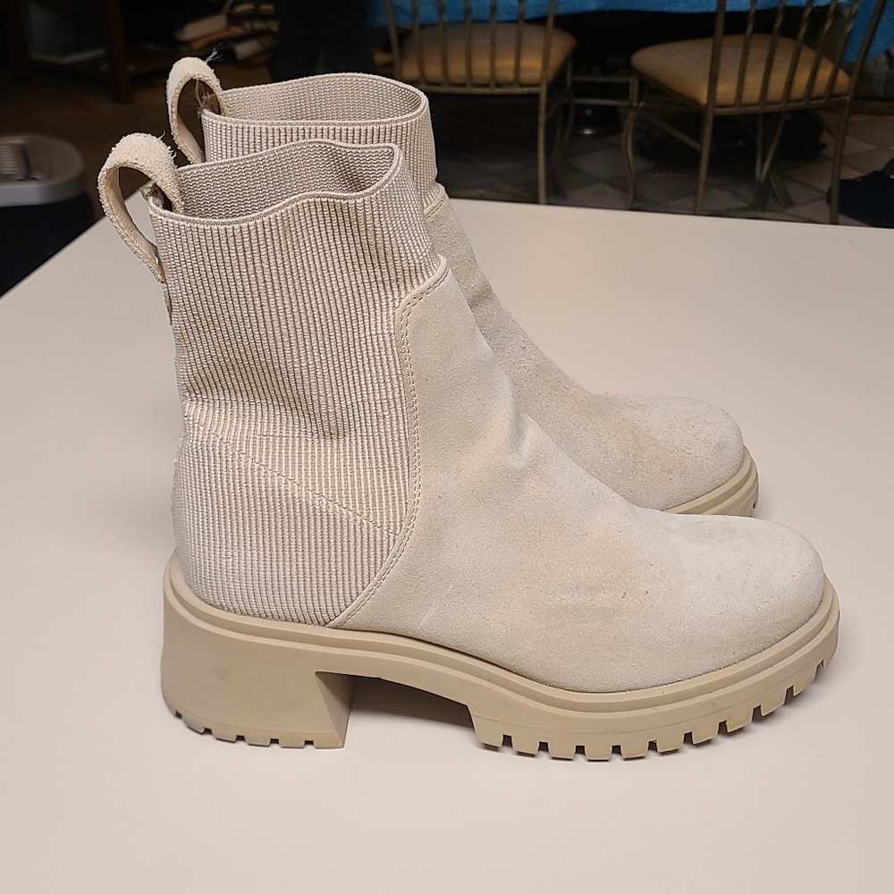 Steve Madden Holley Chunky block heel  Chelsea ankle boots size 10 - Picture 6 of 11